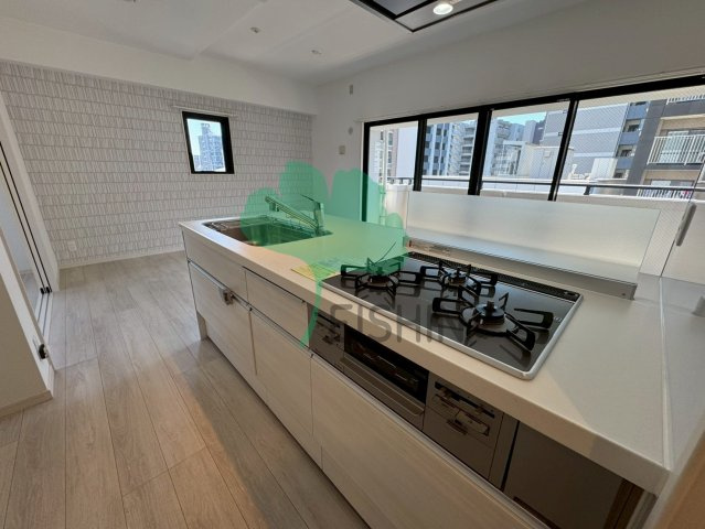 GRANDIR博多駅南のキッチン|シンプルな清潔感のあるキッチンです！
