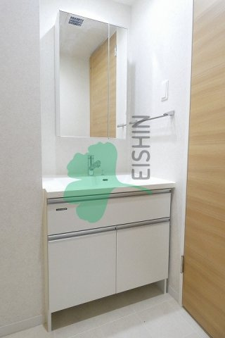 ネストピア博多グランドステージの洗面所|シンプルで使いやすい洗面台です！