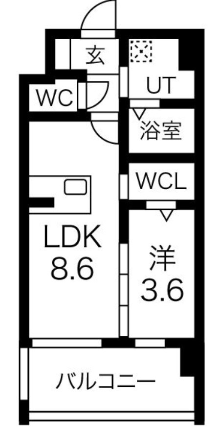 エストワン東大阪の間取り
