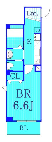ラフィネ横浜の間取り