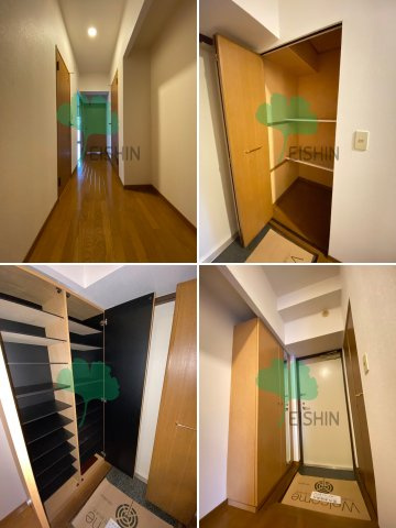 クレスティ空港前の玄関|下駄箱もしっかりついてます！
