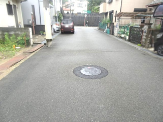 【前面道路含む現地写真】 | 川西市西畦野２丁目22の17　建築条件無土地