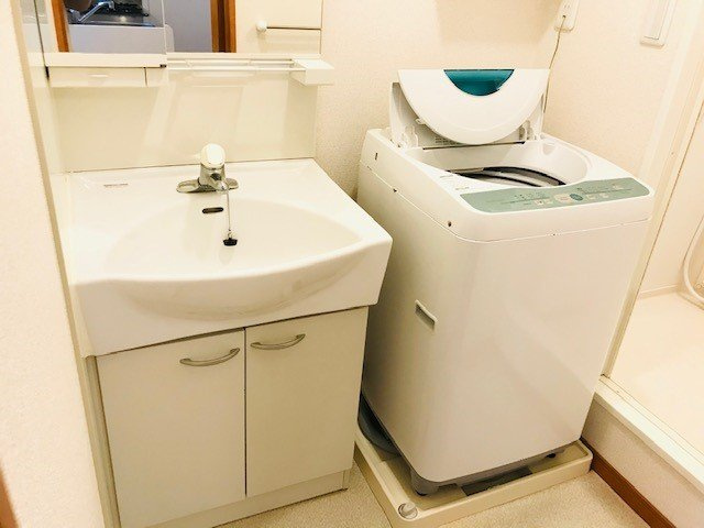レオパレスノーブル　シャトーの独立洗面台|独立洗面台