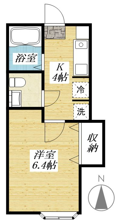 リブパーク日野の間取り