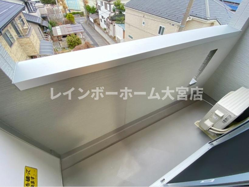 SOLANA桶川西のバルコニー