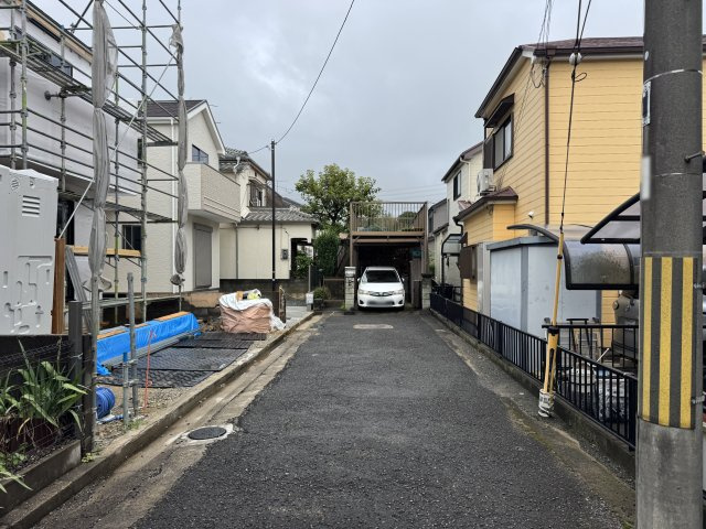神戸市西区玉津町今津新築戸建の前面道路含む現地写真