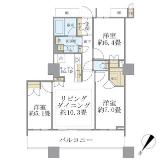 【間取り】 | Brillia Mare 有明 TOWER & GARDEN（ブリリアマーレ有明タワー＆ガーデン）