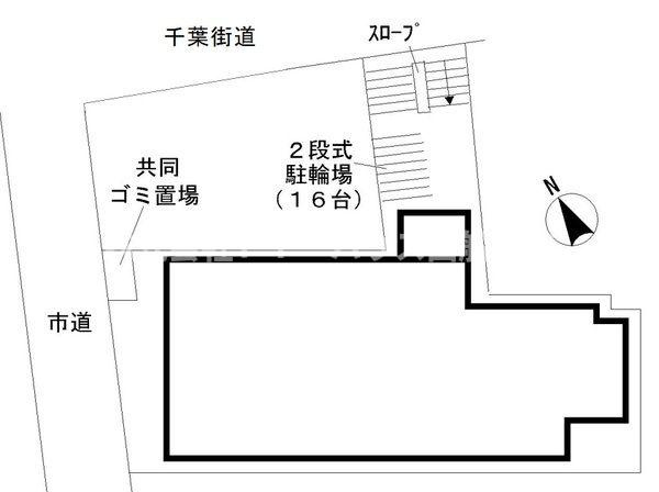 レオ伍拾八番館の区画図