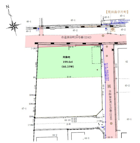【土地図】 | 富士市津田　土地　