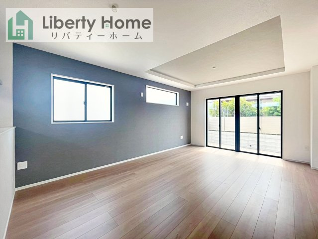 ひたちなか市市毛4期　2号棟　新築戸建の居間・リビング