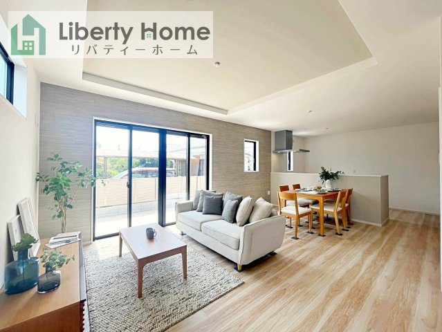 ひたちなか市市毛4期　3号棟　新築戸建の居間・リビング