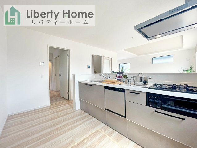 ひたちなか市市毛4期　3号棟　新築戸建のキッチン
