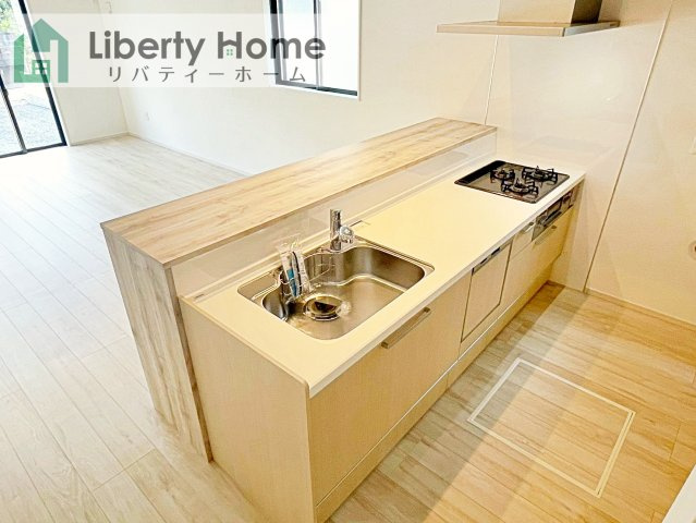 ひたちなか市足崎3期　3号棟　新築戸建のキッチン