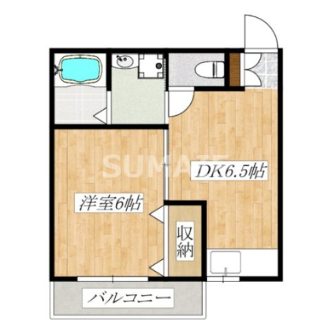 フルール加藤の間取り