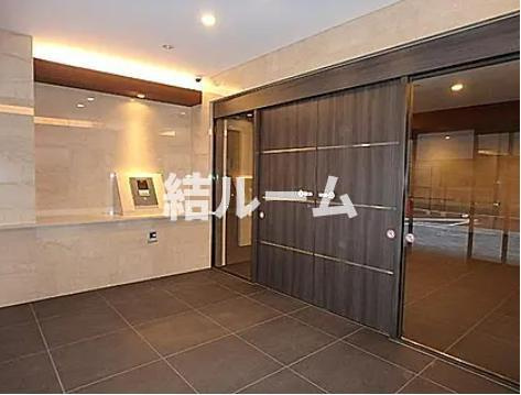 板橋区仲宿の賃貸マンションのロビー
