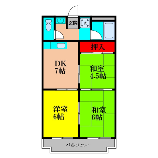 【間取り】 | 三番町マンション