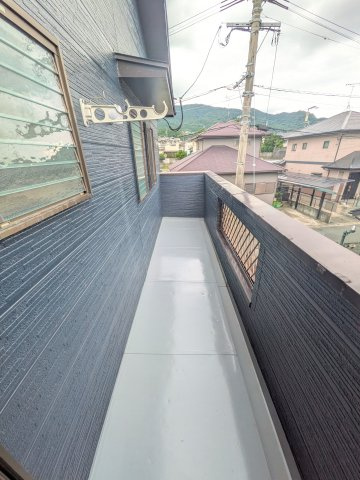 大野城市大城４丁目の中古一戸建のバルコニー