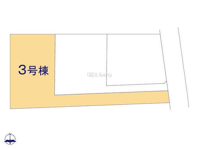 小美玉市羽刈第5　3号棟　新築戸建の区画図