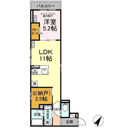 セレスティア下丸子の間取り