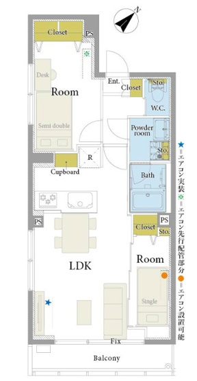 【間取り】 | ラ・アトレ西新宿