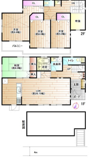 【間取り】 | 富岡西戸建　齋藤邸