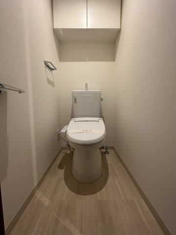 稲城市押立の賃貸マンションのトイレ