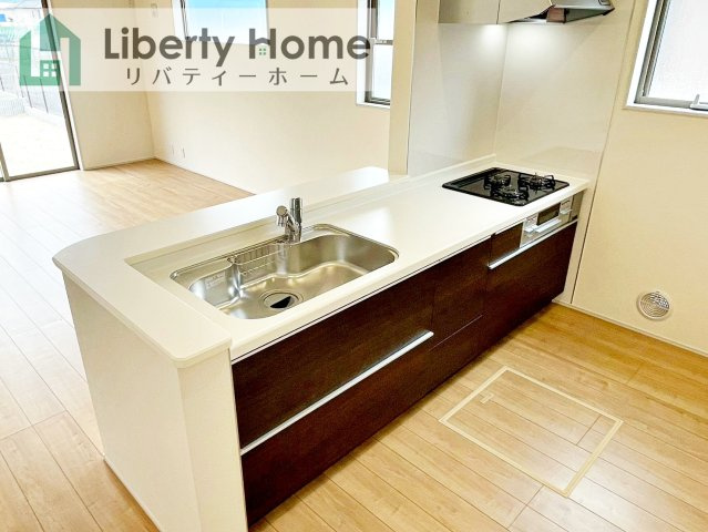 笠間市旭町第13　2号棟　新築戸建のキッチン