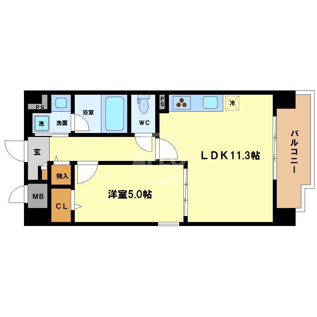 海老江サンライズの間取り|海老江サンライズ　間取り