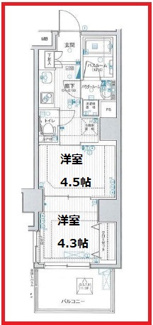 【間取り】 | 日神デュオステージ浅草松が谷