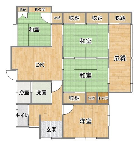 厚南北2丁目の間取り