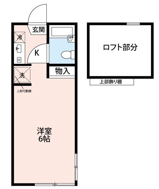 コーポアスカの間取り|間取りです。