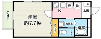 【間取り】 | グレイスⅡ | 間取りです。