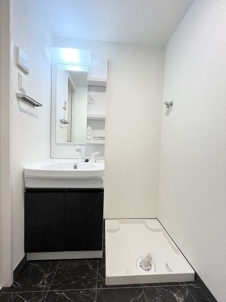 S-RESIDENCE名駅北alesia(アレシア)の洗面所