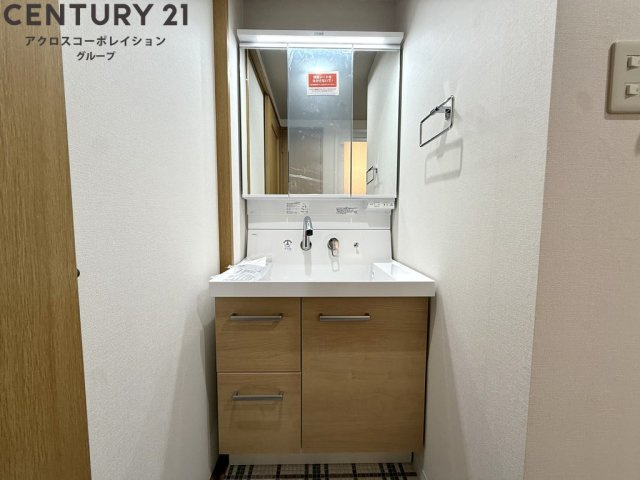 独立洗面台で、毎日の身支度がしやすい！