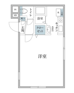 【間取り】 | ＭＯＤＵＬＯＲ中野新橋ＷＥＳＴ | 間取りです。