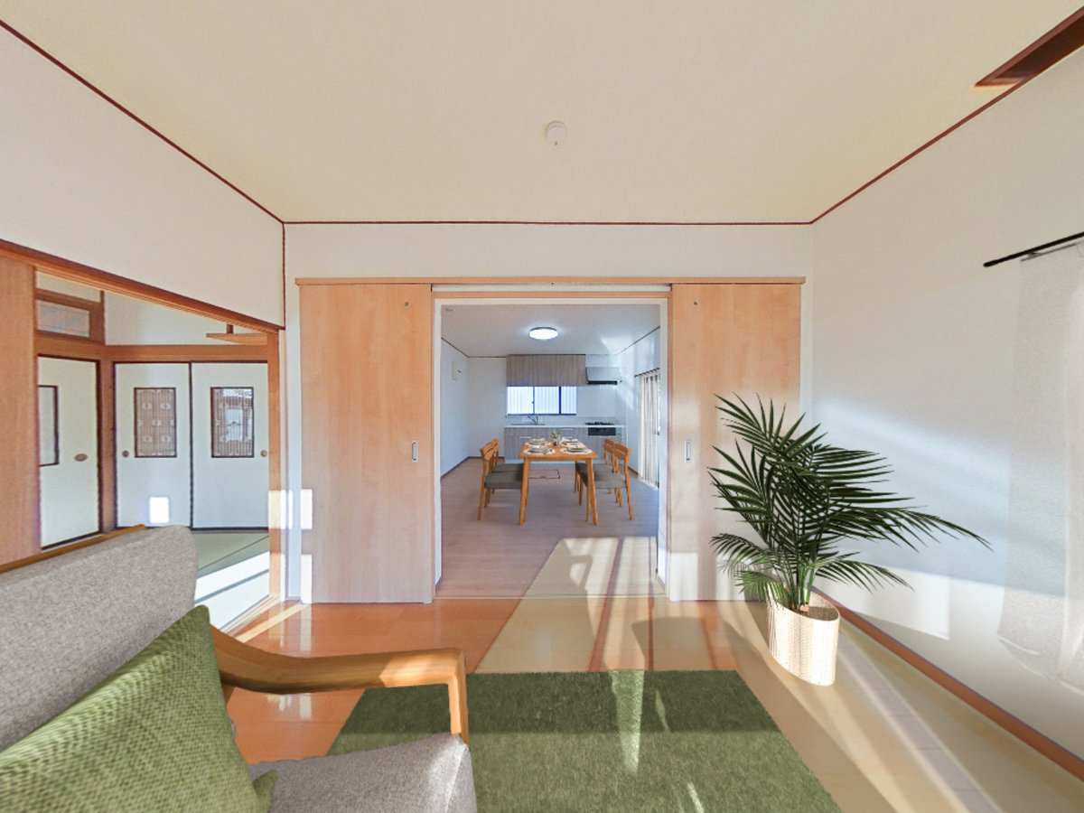 桜川市青柳　中古戸建のその他|CG合成で家具を配置したイメージです。