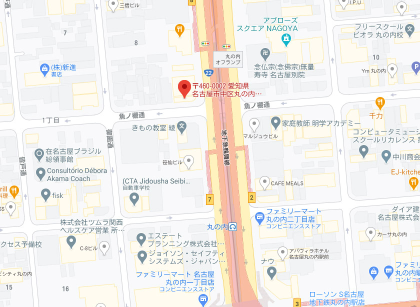 第７ＫＴビルの地図