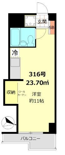 カーサ大島の間取り