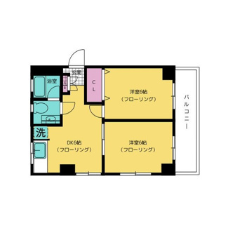 【間取り】 | ハイツ太豊 | 間取りです。