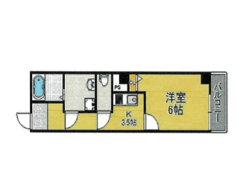 グランパシフィック梅南の間取り
