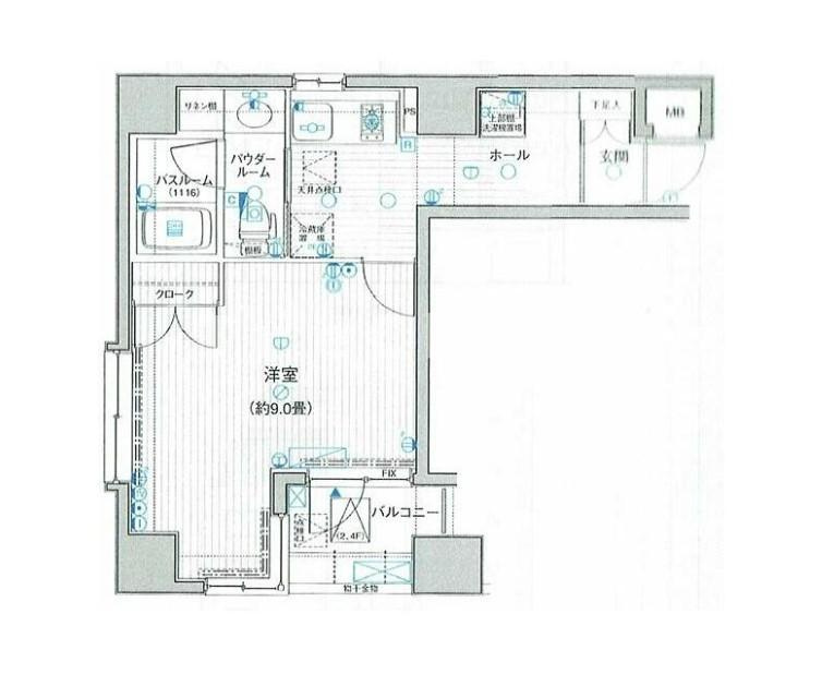 LUXURY APARTMENT OKACHIMACHIの間取り