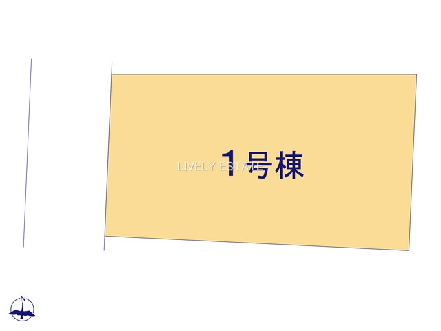 草加市新善町 新築分譲住宅の区画図