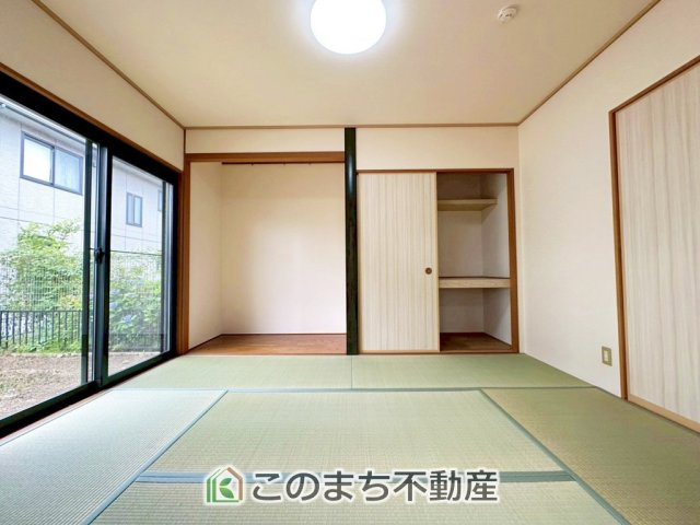上三川町ゆうきが丘29番21　中古戸建の和室|LDKに隣接しており、シーンに合わせて一体利用も可能です♪お子様のお昼寝スペースやプレイルーム・家事室・客間など、多目的にお使いいただけます。
