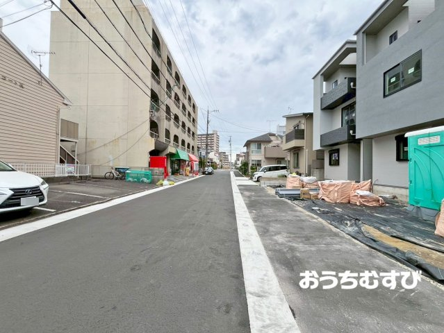 北区山田41104③(全3棟)の前面道路含む現地写真