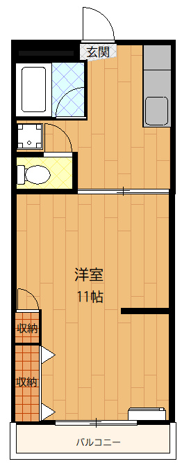 メゾン松月の間取り