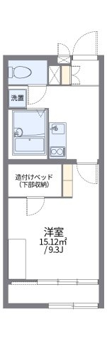 レオパレスプレミールの間取り