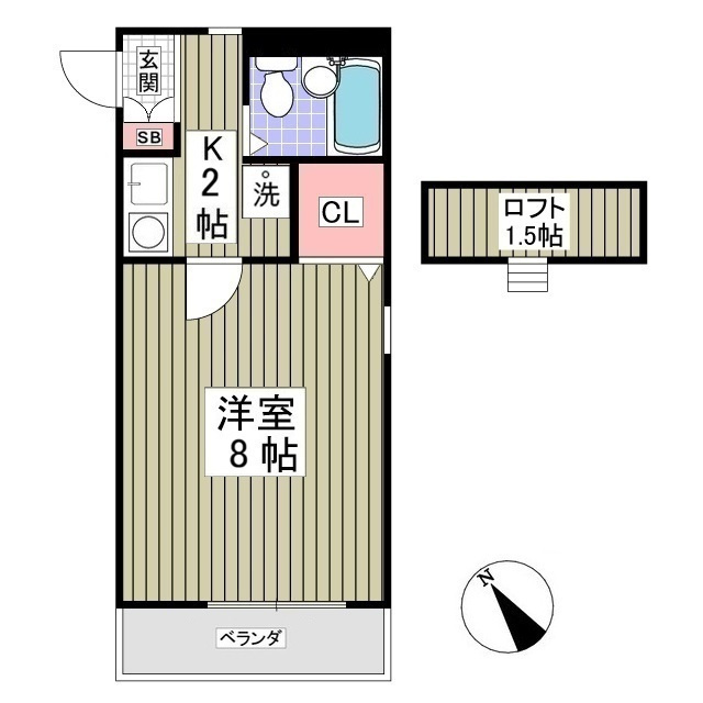 ニッショウハウスⅢの間取り