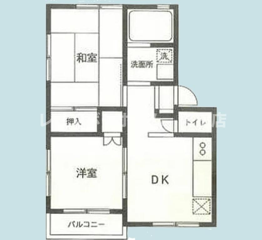 ルミエールＳ壱番館※初期費用分割後払いサービス利用可能物件の間取り