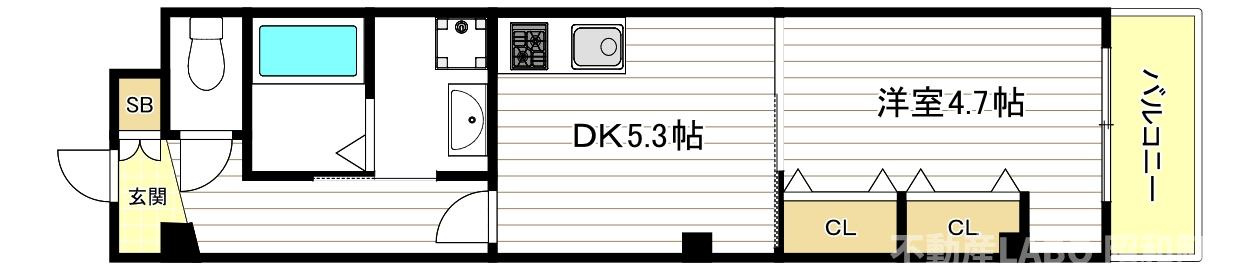 グランツあびこⅢの間取り