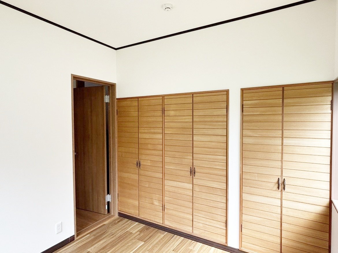中古戸建　西白河郡泉崎村大字関和久字八雲神社　の収納|1階約4.5帖の洋室。クロス張替え、照明交換済みです！